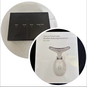 Intense Pulsed Light Wrinkle Reducer for Face & Portable Red Light Therapy Unit